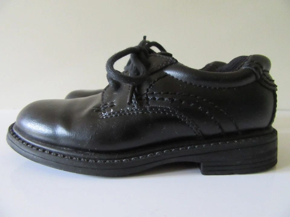George 男孩正装鞋 10 Darren 黑色西装牛津幼儿园正装鞋 — 第 3/4 张图片