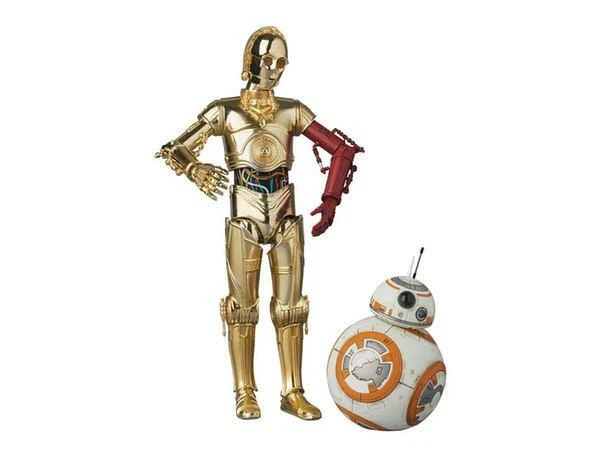 Figura de acción en stock Medicom Toy Star Wars "C-3PO + BB-8" SET 029 TFA MAFEX Foto 3 de 4