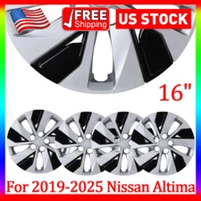 4PCS 16" Hup Cap Wheel Rim Cover For 2019-2025 Nissan Altima R16 Steel Wheels