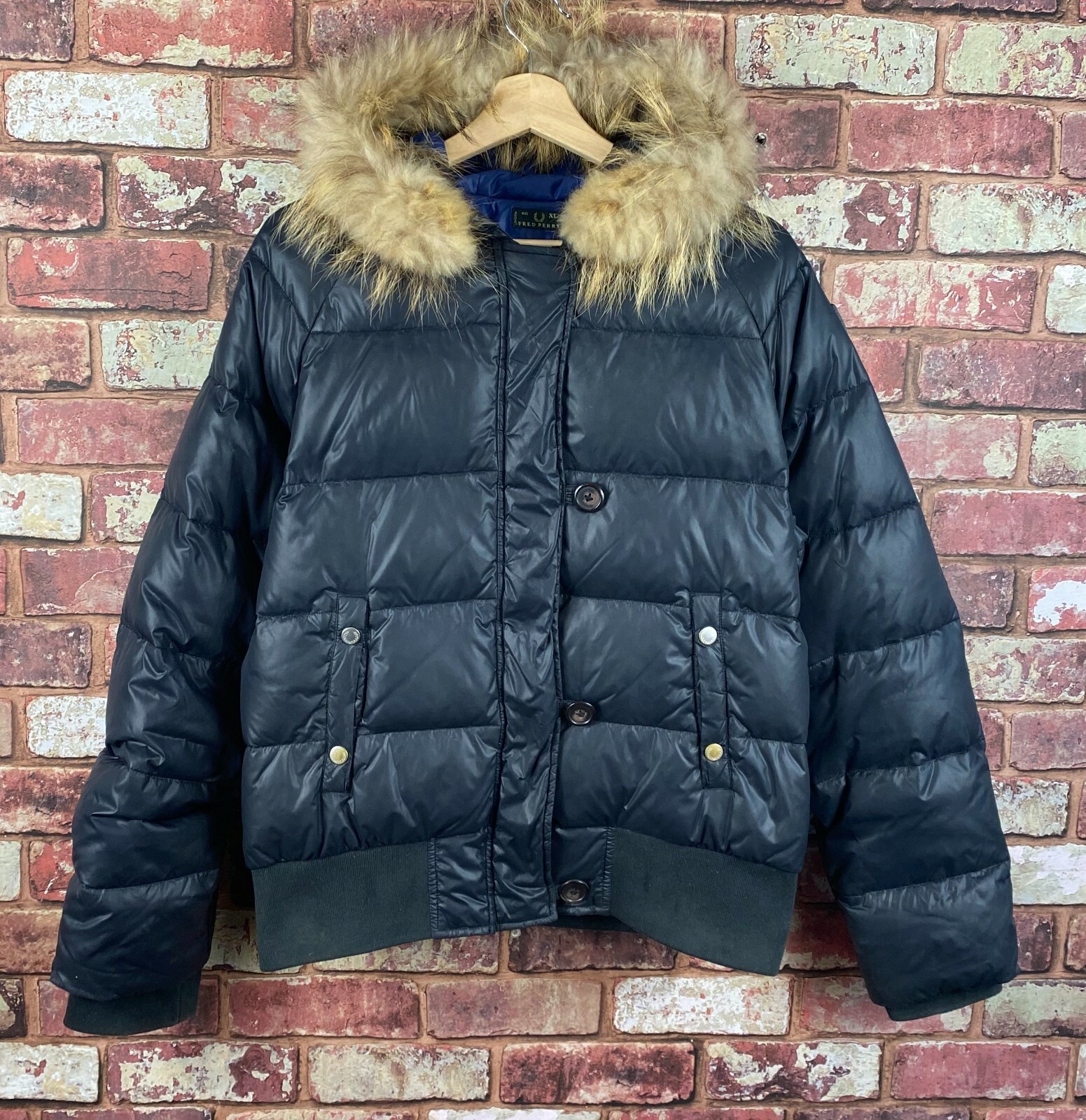 Fred Perry Hooded Down Filled Womens 