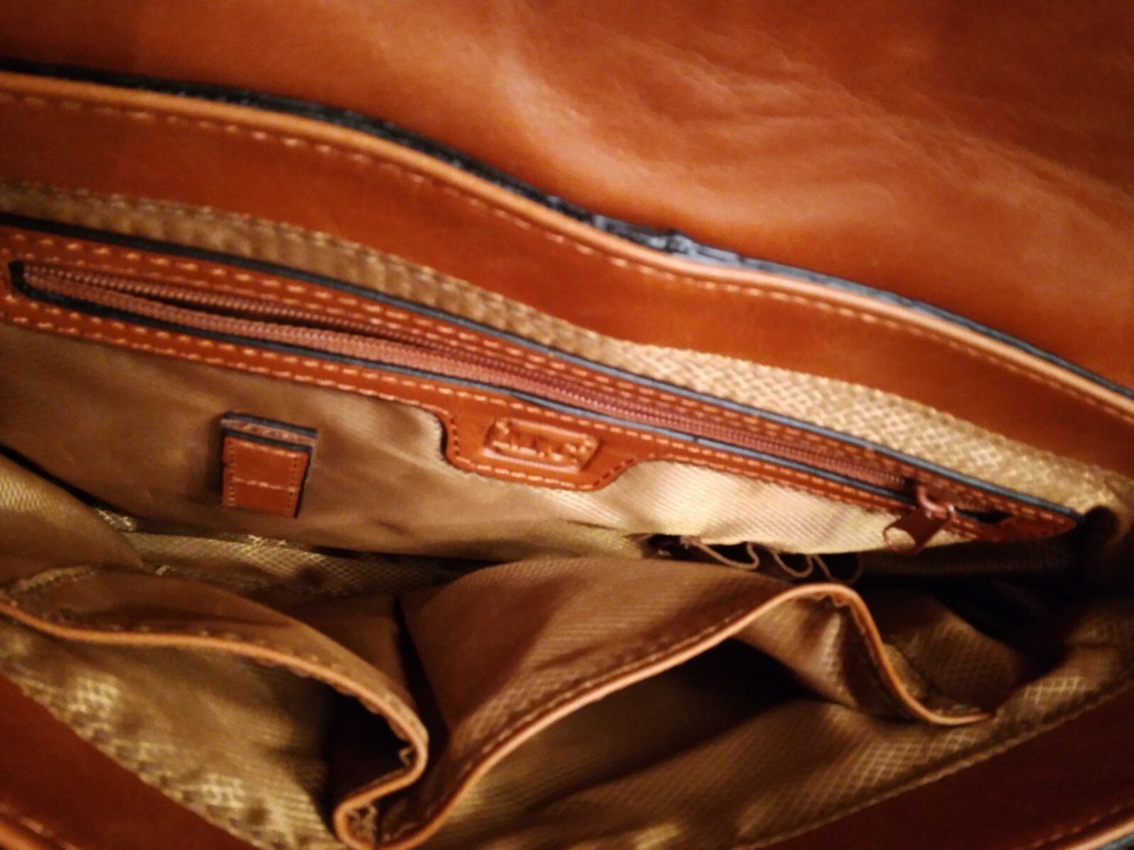 Genuine Leather Embossed Python Medium Shoulder B… - image 8