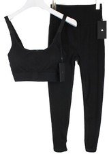 VITALITY The Nova Sets Women's LARGE Seamless Bra  Leggings Black