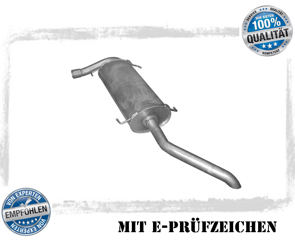 Fiat Ducato Schaltknauf Endschalldämpfer Mit Montagesatz Für Fiat Ducato 2.3 Multijet – Leise Und Einfach Einzubauen Auspuff Fiat Seicento