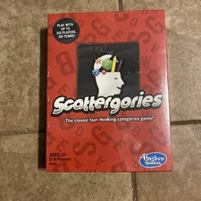 Scattergories Table Top Game Board Game Hasbro Gaming