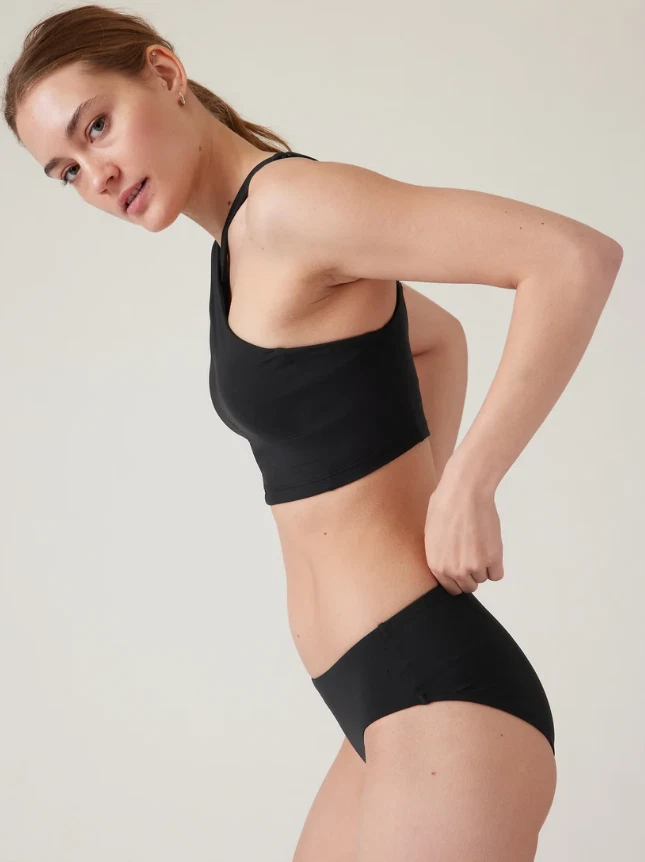 Top de bikini cruzado ATHLETA A-C talla M mediano | negro #535780 nuevo con etiquetas | precio de venta sugerido por el fabricante 64 USD Foto 4 de 4