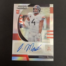 Jordan Mack 2020 Prizm Draft Picks Silver Prizm Auto #180