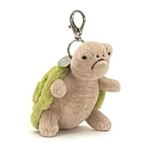 Jellycat Timmy Turtle Bag Charm Soft Plush Toy Keychain Best NEW