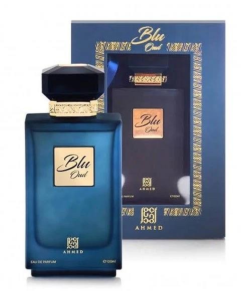 Ahmed Al Maghribi Blu Oud Perfume - 100ml Long Lasting Luxury Arabian Scent