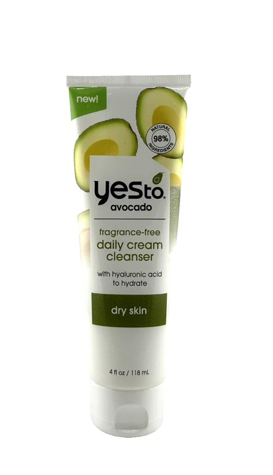 Crema limpiadora diaria Yes To Aguacate, crema para ojos y suero de ácido hialurónico - Lote de 3 Foto 2 de 4