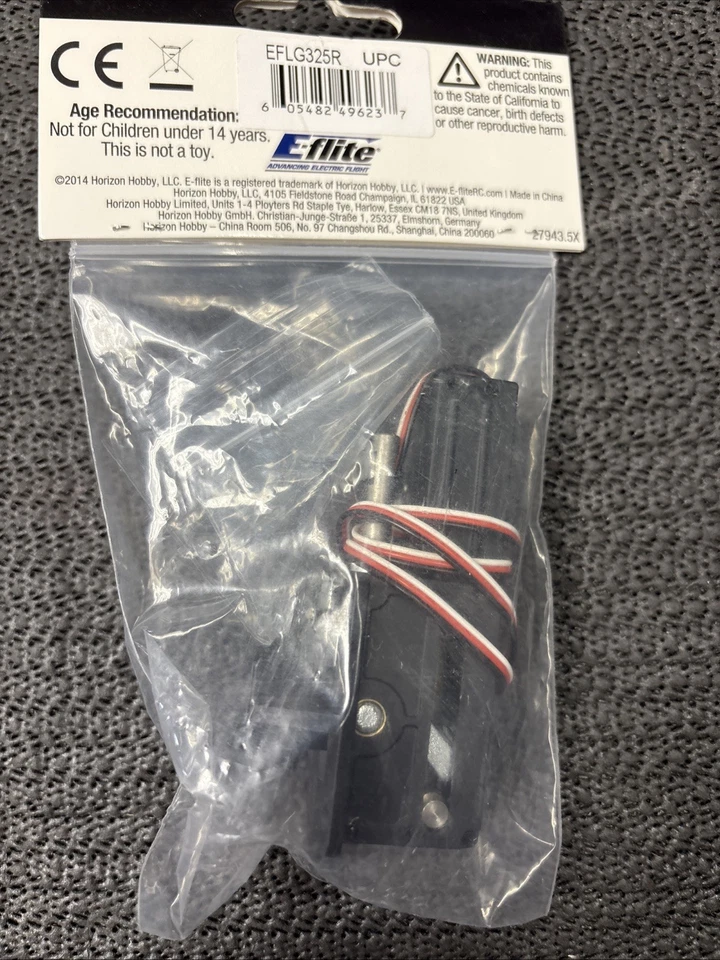 E-flite Heavy Duty Derecho 90 grados Retráctil - EFLG325R Repuestos Avión Piezas Foto 2 de 2
