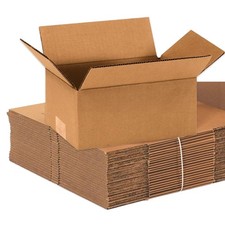 AVIDITI Small Shipping Boxes 9"L x 6"W x 4"H 100-Pack Heavy Duty Corrugated...