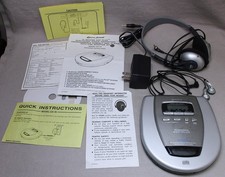 Lenoxx Sound 10 Sec. ESP Plus CD Player CD-79 Tested WORKS  Accessories/Papers