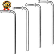 4Pcs Upgrade Exhaust Hanger Rod Stainless Steel 90 Bend 7 5 Long  Universal...