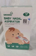 GROWNSY BC023 White Gray Electric Rechargeable Toddler Nasal Aspirator For Baby