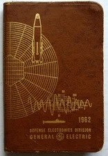 General Electric Defense Electronics Division 1962 Pocket Diary/Booklet