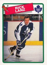 RICK LANZ 1988-89 O-PEE-CHEE #225