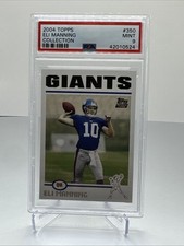 2004 Topps Eli Manning #350 COLLECTION ROOKIE CARD PSA 9 Giants . rookie card picture