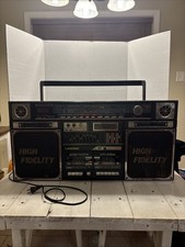 lasonic trc 935 ghettoblaster vintage boombox cassette player For Parts