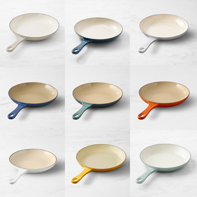 Le Creuset Enameled Cast Iron Shallow Fry Pan, 9.75'' - Full Color