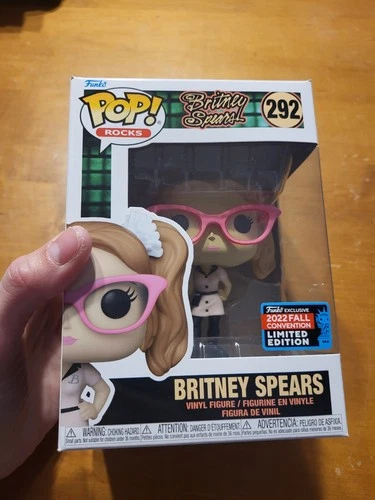 Funko Pop Rocks Britney Spears #292 CONVENTION 2022 LIMITED EDITION NYCC READ