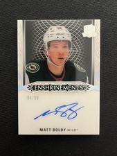 2022-2023 UPPER DECK THE CUP #E-BO MATT BOLDY ENSHRINEMENTS ROOKIE AUTO /99