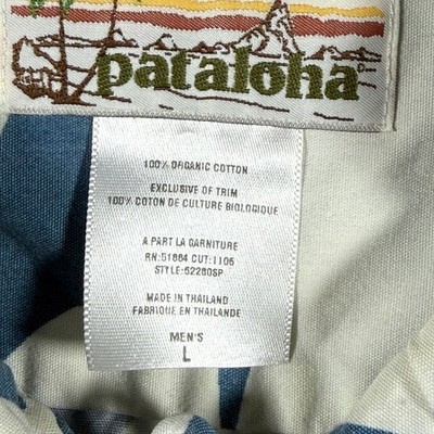 VTG Patagonia Pataloha Stout Shirt Mens L Hawaiian Camp Shirt Loop