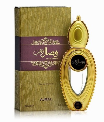 Ajmal Wisal Dhahab Gold 50ml EDP Unisex - Fresh Floral Spicy Perfume for All