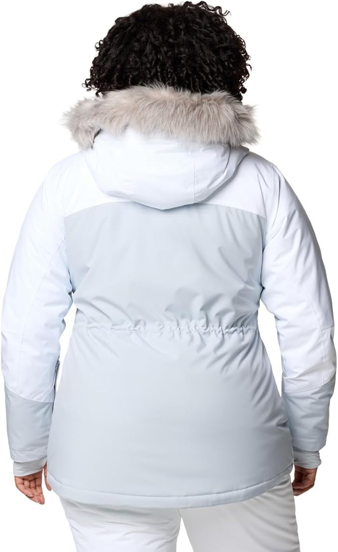NEW Columbia Womens 2X Ava Alpine II Insulated Jacket WK1412-100 WHITE GREY $200 image 2