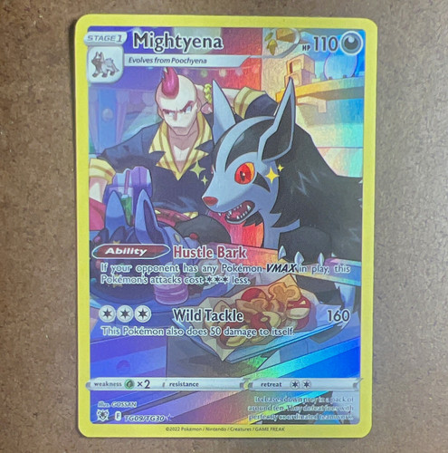 Pokémon TCG Mightyena Astral Radiance Trainer Gallery TG09/TG30 Ultra Rare Holo