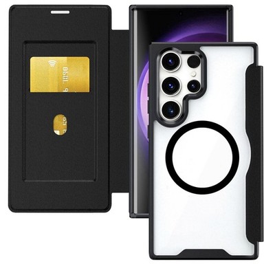 4smarts Urban Pro Flipcase Samsung Galaxy S26 Ultra Qi2 ready, schwarz