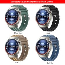 Composite Braided Watch Strap Wristband Bracelet for Huawei Watch GT6 Pro 46mm