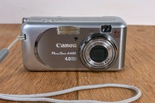 Canon PowerShot A430 Digital Camera 4MP, Silver Tested Working