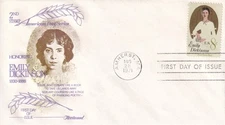 STAMP US SCOTT 1436 "Emily Dickinson" 8 CENT 1971 FDC - G