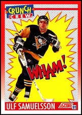 1991-92 Score Canadian English #308 Ulf Samuelsson - Crunch Crew FREE SHIPPING!