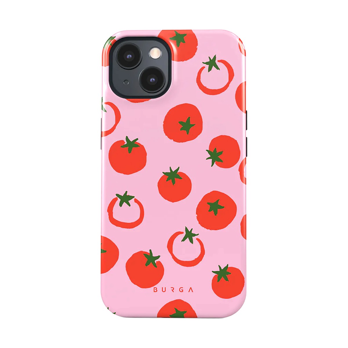 Coque iPhone 13 robuste anti-chute Burga Salsa rose protection totale