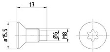Bremsscheibenschraube Innen-Torx TPM0004 TEXTAR für RENAULT NISSAN DACIA OPEL