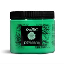 Speedball 16oz Water-Soluble Block Printing Ink, Green - Lino  Screen Print