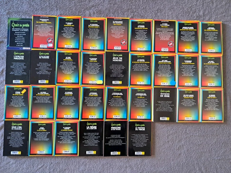 Lot 33 livres Chair de Poule bon état général - Photo 2/4