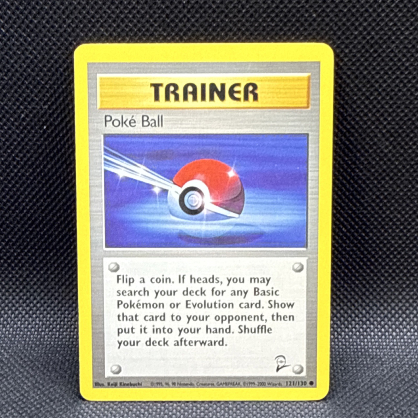 Pokémon TCG Poké Ball Trainer Card Base Set 2 121/130 Wizards 2000 M/NM