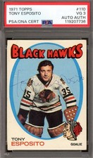 Tony Esposito Cards, Rookie Card and Autographed Memorabilia Guide 32