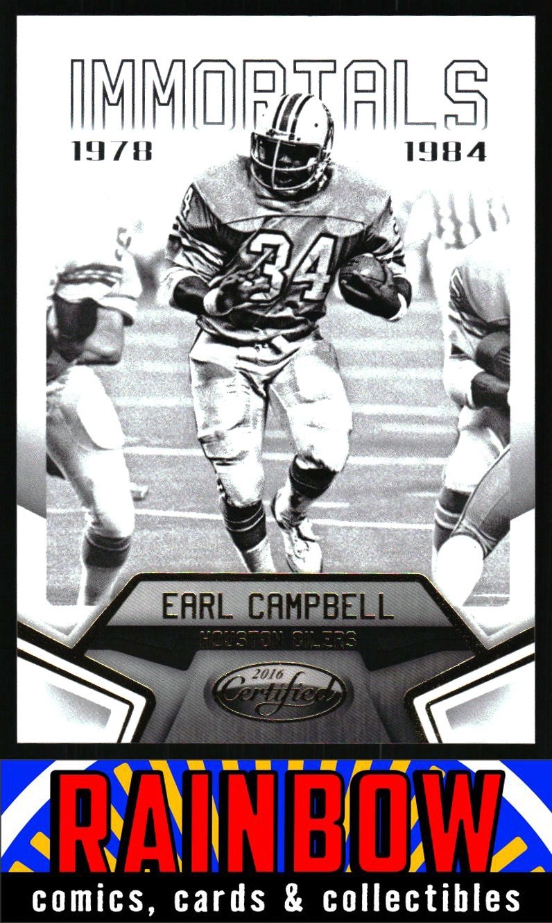 2016 Panini Certified #112 Earl Campbell Houston Oilers