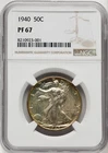 1940 Walking Liberty Half Dollar 50C NGC PF67 PR67