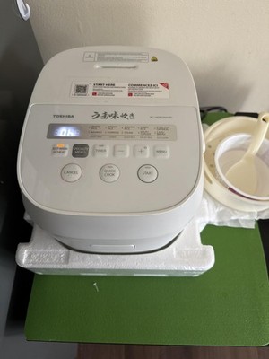 TOSHIBA 炊飯器 RC-18DRUNA(W) アメリカ用 Toshiba OriginTaste Rice Cooker RC-18DRUNA 10 Cup 15-in-1