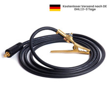 Schwei&szlig;kabel Set mit Masseklemme Stecker Dorn 9/13mm Massekabel Schwei&szlig;ger&auml;t