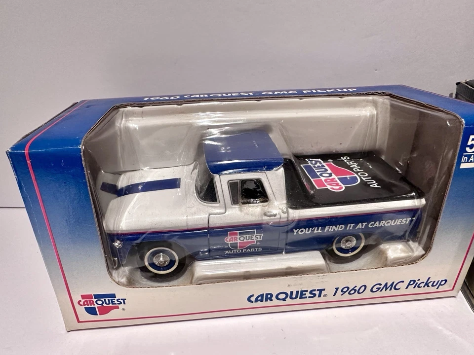 Lot of 3 Trucks 1/24 Scale 1960 GMC 1956 Ford Car Quest Speccast Redbox - Image 4 of 4