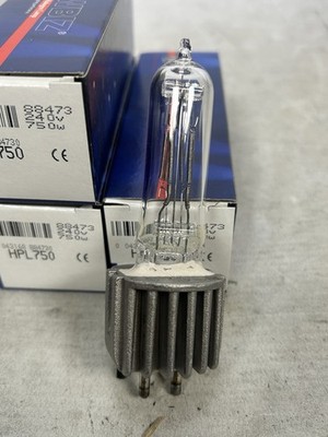 GE HPL750 Theaterbeleuchtung Lampen G9,5 240V etc Quelle Four - Restposten 4