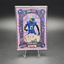 Wild Card 2024 5 Card Draw Terrion Arnold Rookie Football Card Numbered 3/4