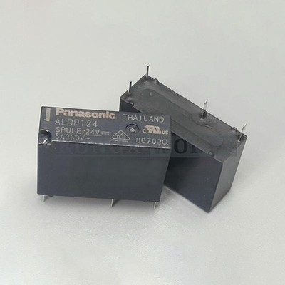 5pcs   4Pins 24VDC ALDP124 5A 250VAC Relay @zx