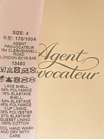 AGENT PROVOCATEUR RARE BLACK AUDREY BODY & WASPIE CORSET UK SIZE 12 (EU 40)- NWT