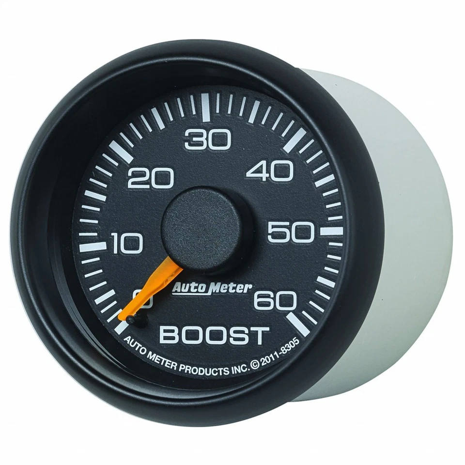AutoMeter Boost Gauge For GMC Sierra 2500 HD Classic 2007 | 52.4mm | 0-60 PSI - Image 2 of 4